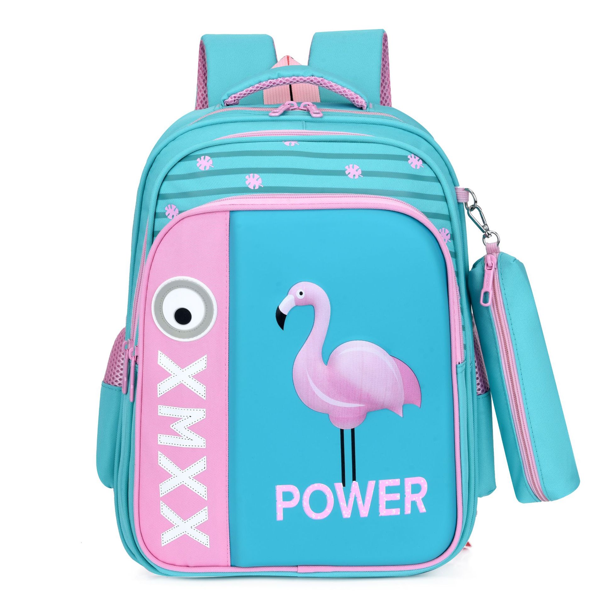 School Rolling backpack Bags kids travel trolley bag teenager Children wheeled backpack for girls boys school bag with wheels: green