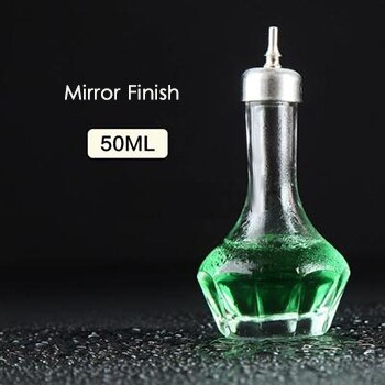 30ML/50ML KLARE GLAS Bitter FLASCHE MIT AUSLAUF & KORK oben: M50