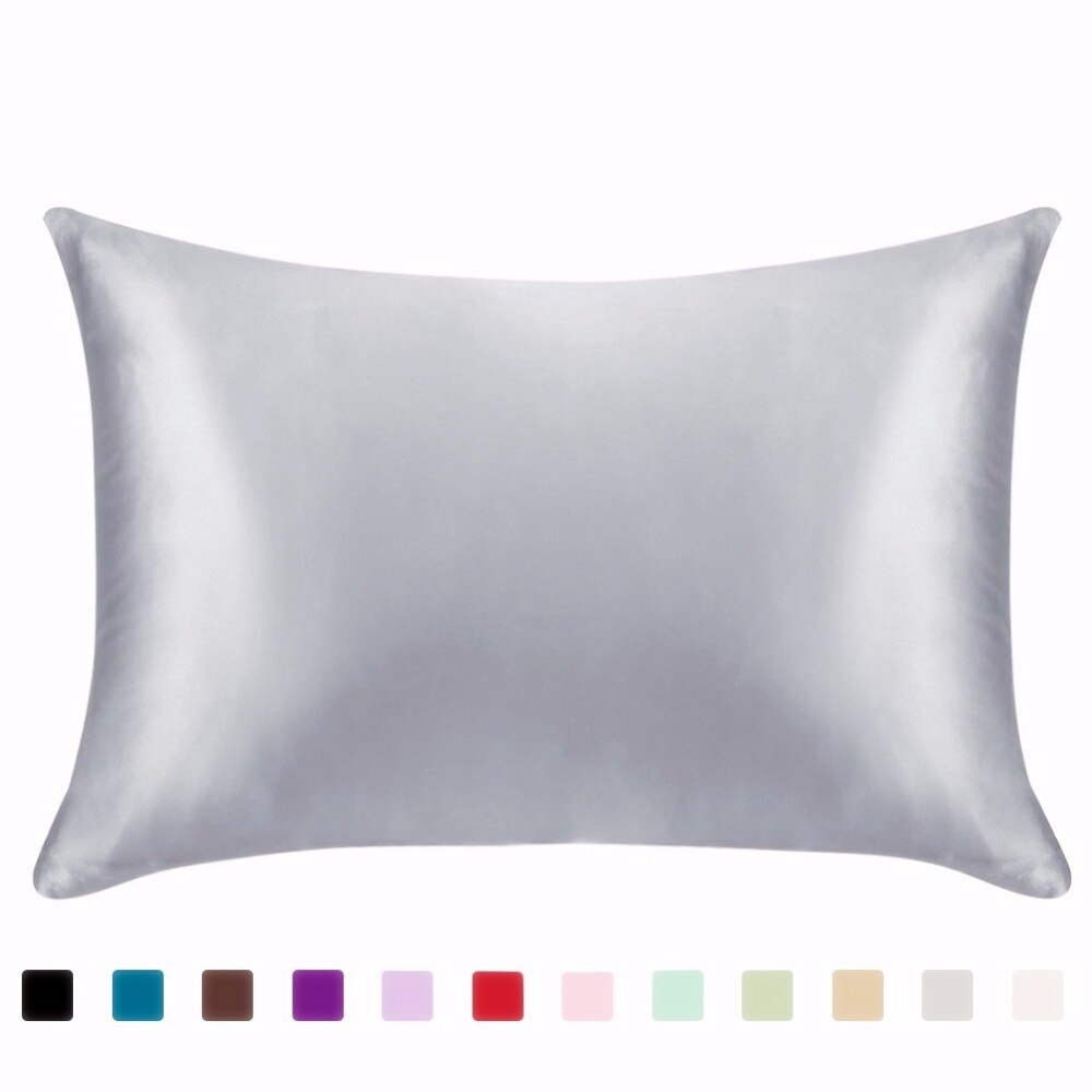 1Pc Luxe Satijnen Kussensloop Met Rits (Zijdeachtig Satijn Kussensloop Voor Haar)