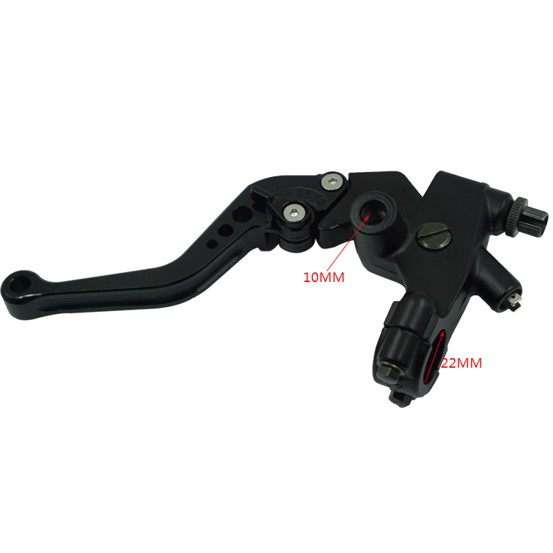 EEN Paar 7/8 "22mm Universal Motorcycle Brake Clutch Hoofdcylinder Lever Kabel Clutch Reservoir Voor Scooter Sport Dirt fiets