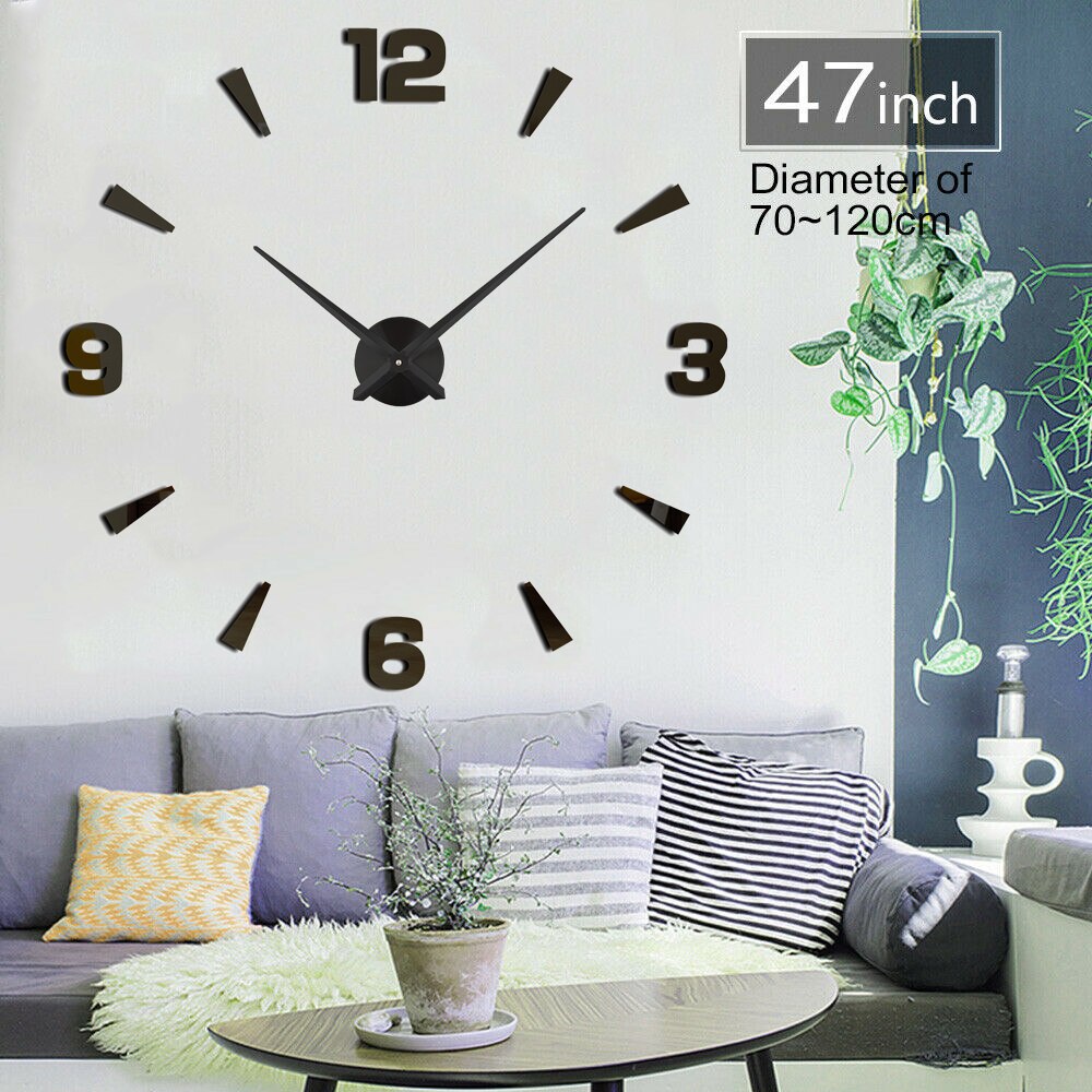 Reloj de pared de moderno 3D DIY pared grande – Grandado