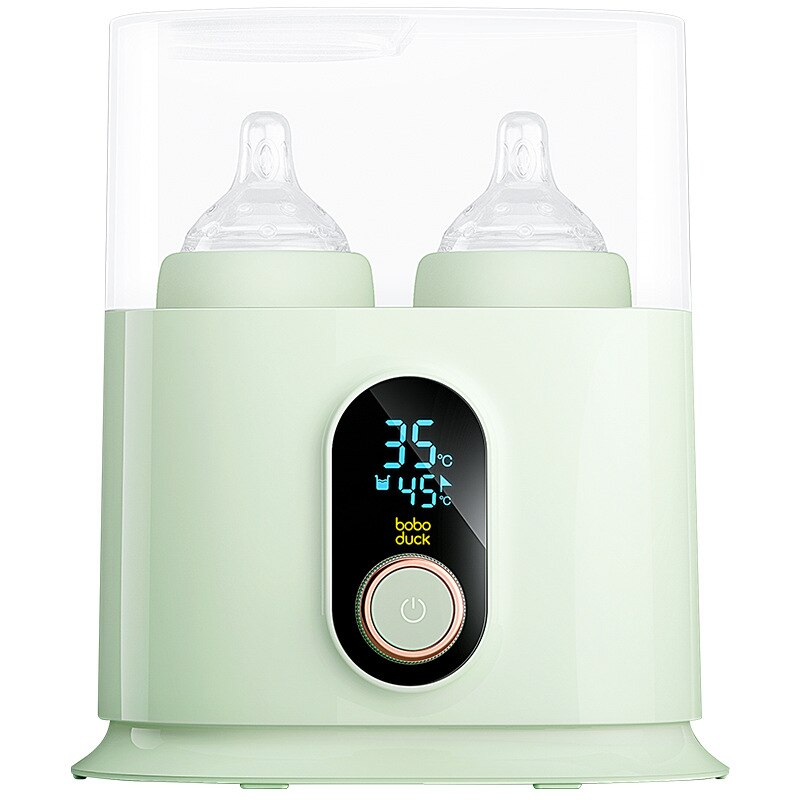 Flessenwarmer 24hrs Twee-In-een Intelligente Automatische Sterilisator Constante Temperatuur Melk Verstelbare Groene