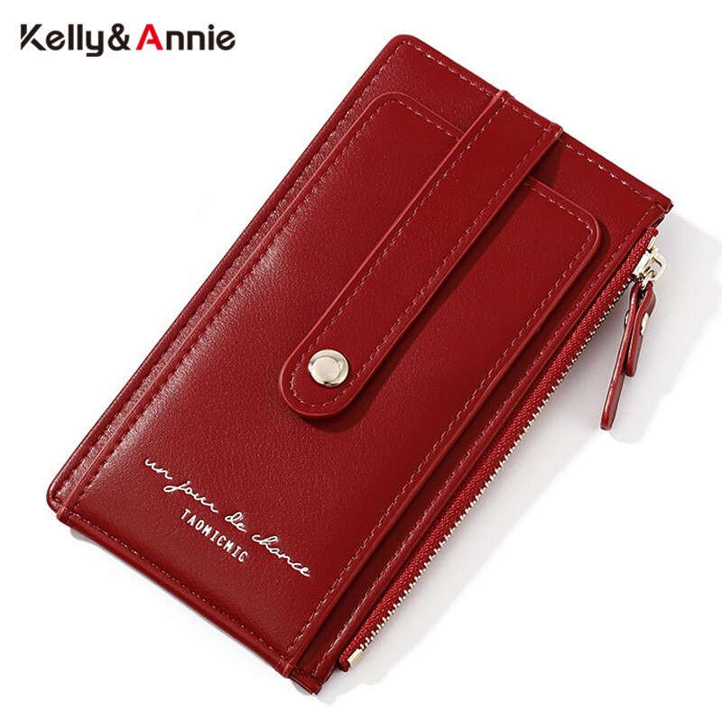 100% RFID Soft Leahter Wallet Women Many Card Holder Female Purses Theftproof Credit Card Wallet Ladies Zipper Coin Pocket