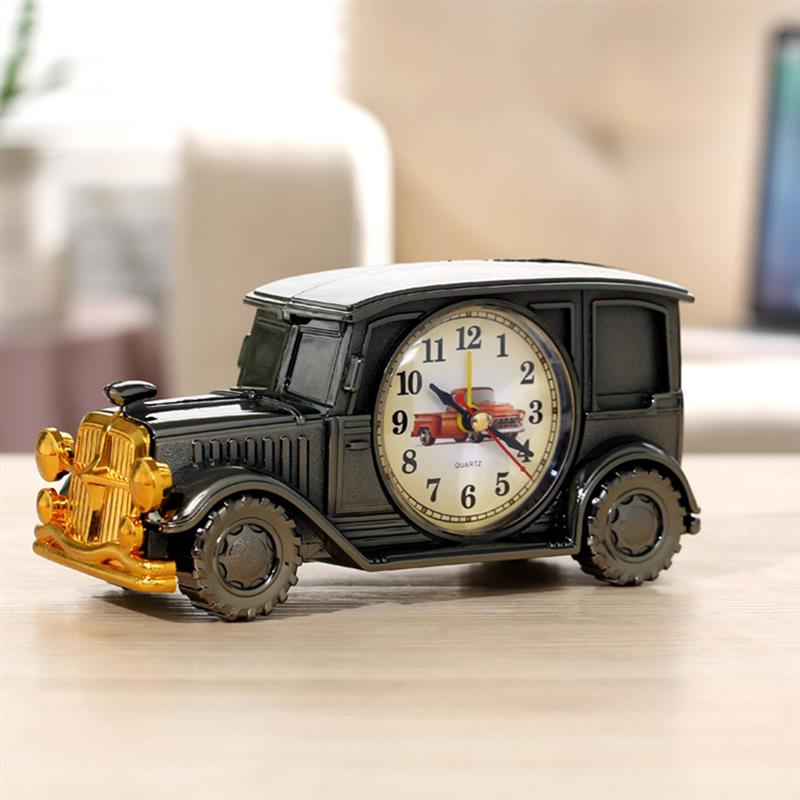 Vintage coche reloj de alarma de la batería operado de escritorio de despertador analógico para los niños de amigos casa dormitorio decoración de la Mesa