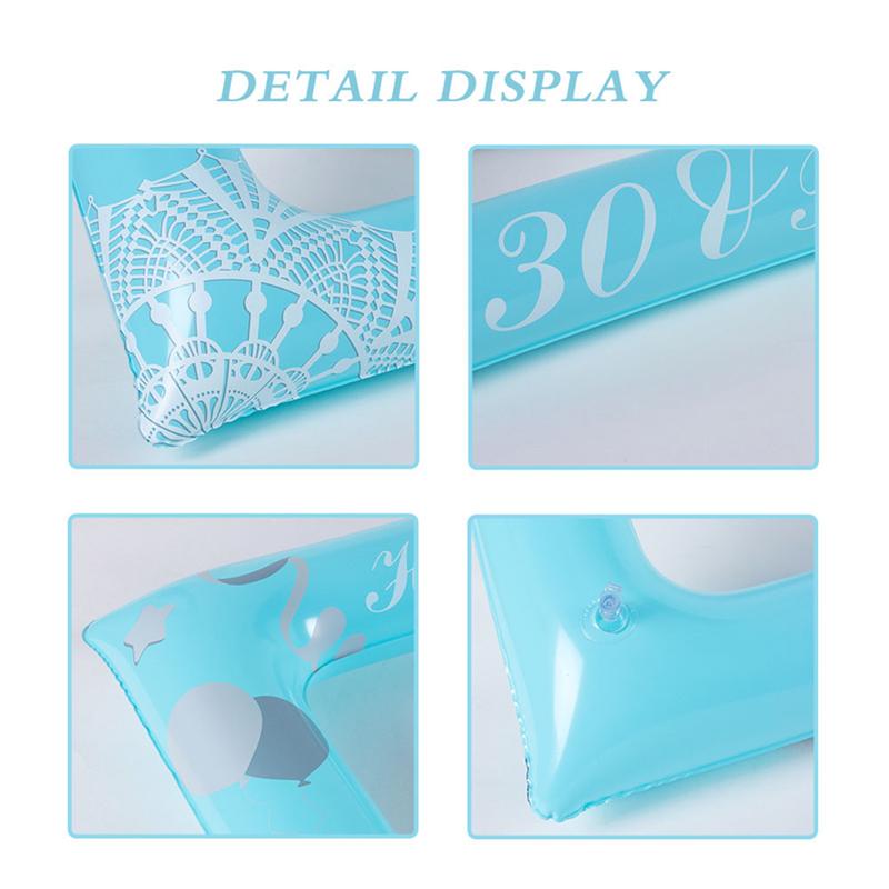 1 Set of Party Picture Frame PVC Frame Photograph Props Photo Booth Prop Inflatable Photo Frame for Birthday Home Party