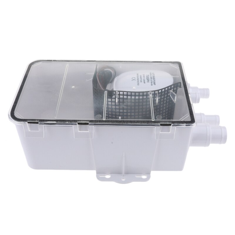 12/24V 600GPH système de pompe de puisard de douche cale automatique/boîte de vidange pour bateau