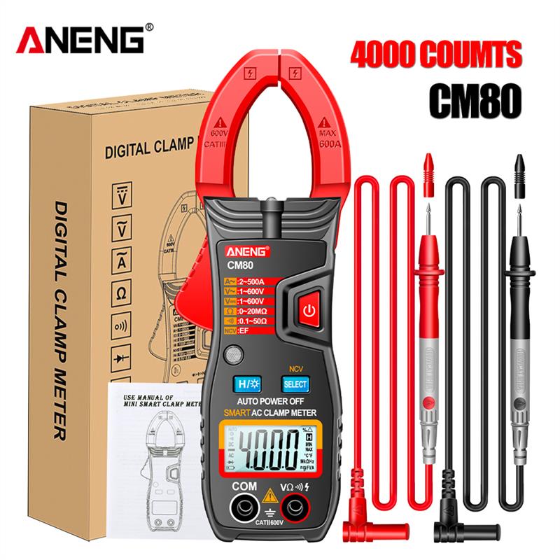 Currentplier Rms ANENG Digital Clamp Meter 600A AC Current Pliers A... – Grandado