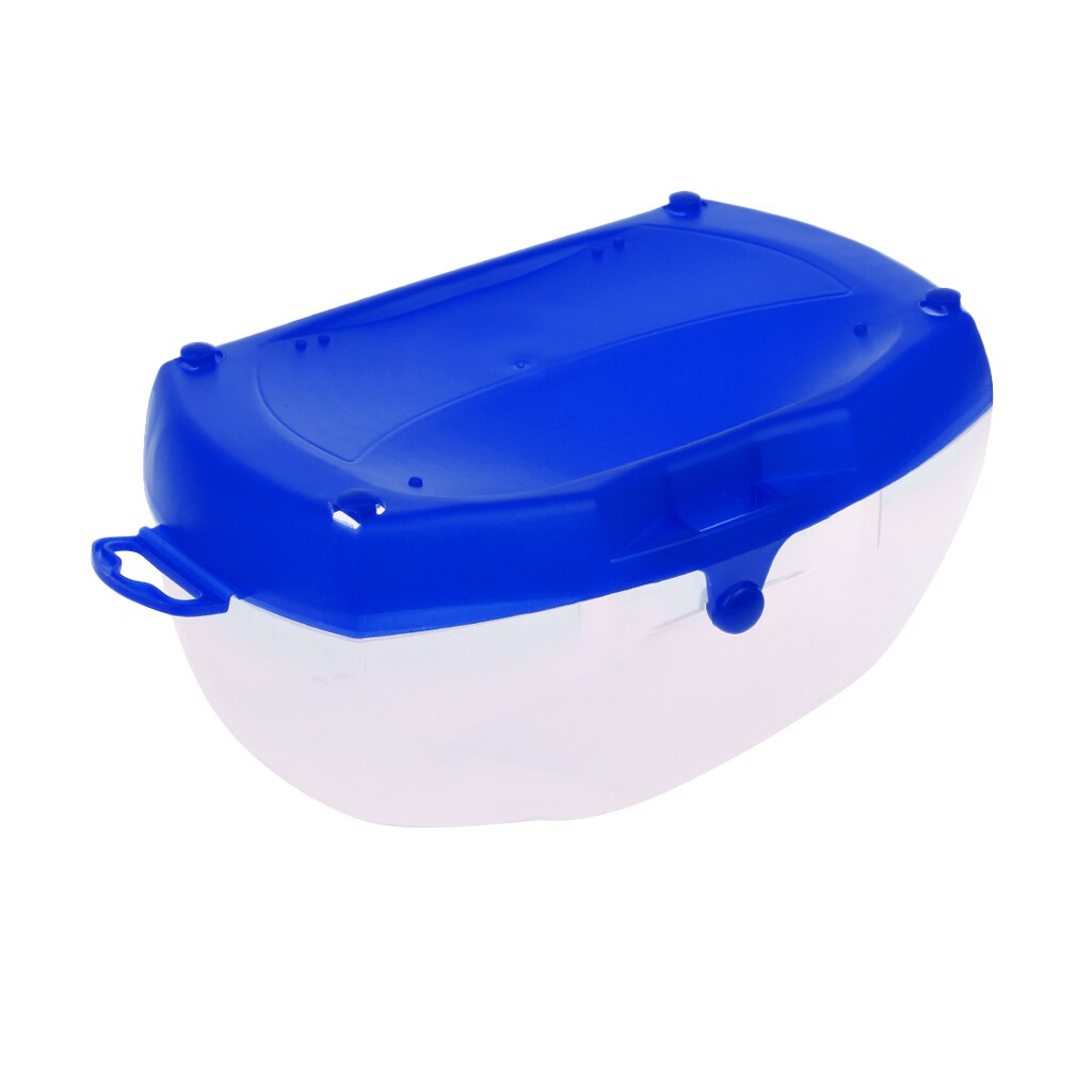 2 st tunga hårda dykmask förvaringsboxfodral, snorkelglasögon simglasögonskydd, behållare genomskinlig