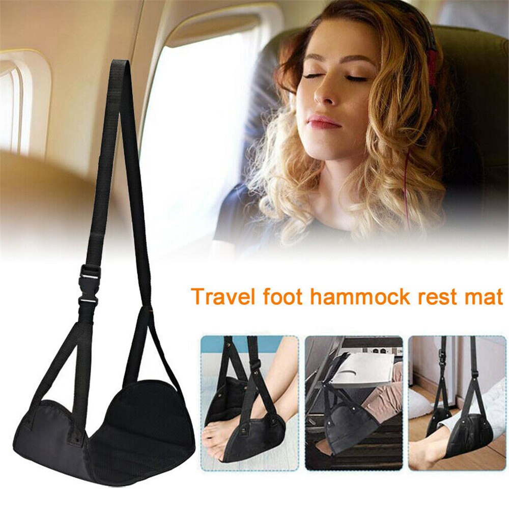 Portable Foot Rest Travel Footrest Flight Carry-on Foot Rest Office Feet Rest Leg Hammock Travel Accessories Footrest Hammock