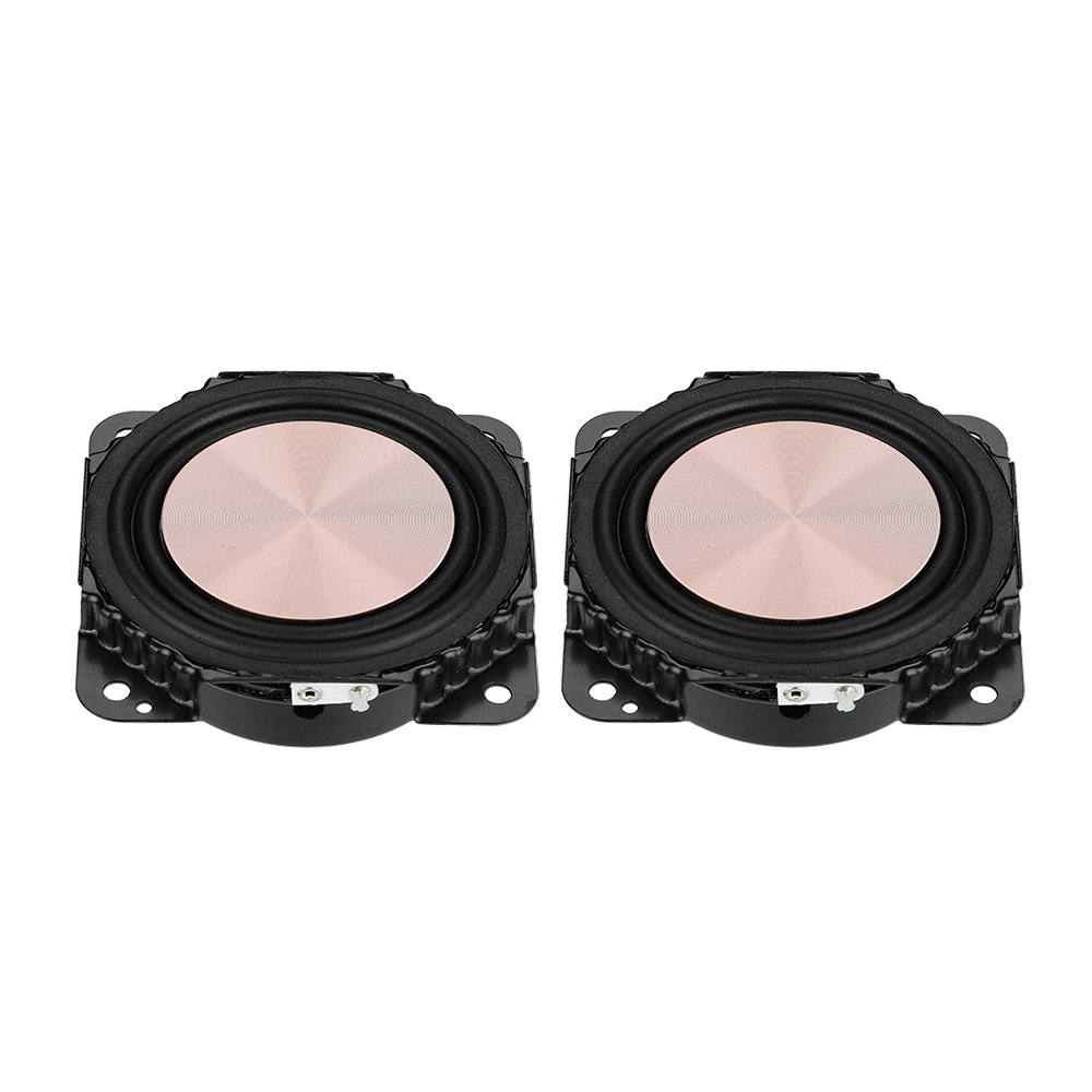 Aiyima 2 kpl 2.75 tuuman bassokaiuttimet 8 ohmia 20w bassokaiutinta harjattu metallikalvo kalvo kaiutin harman kardonille