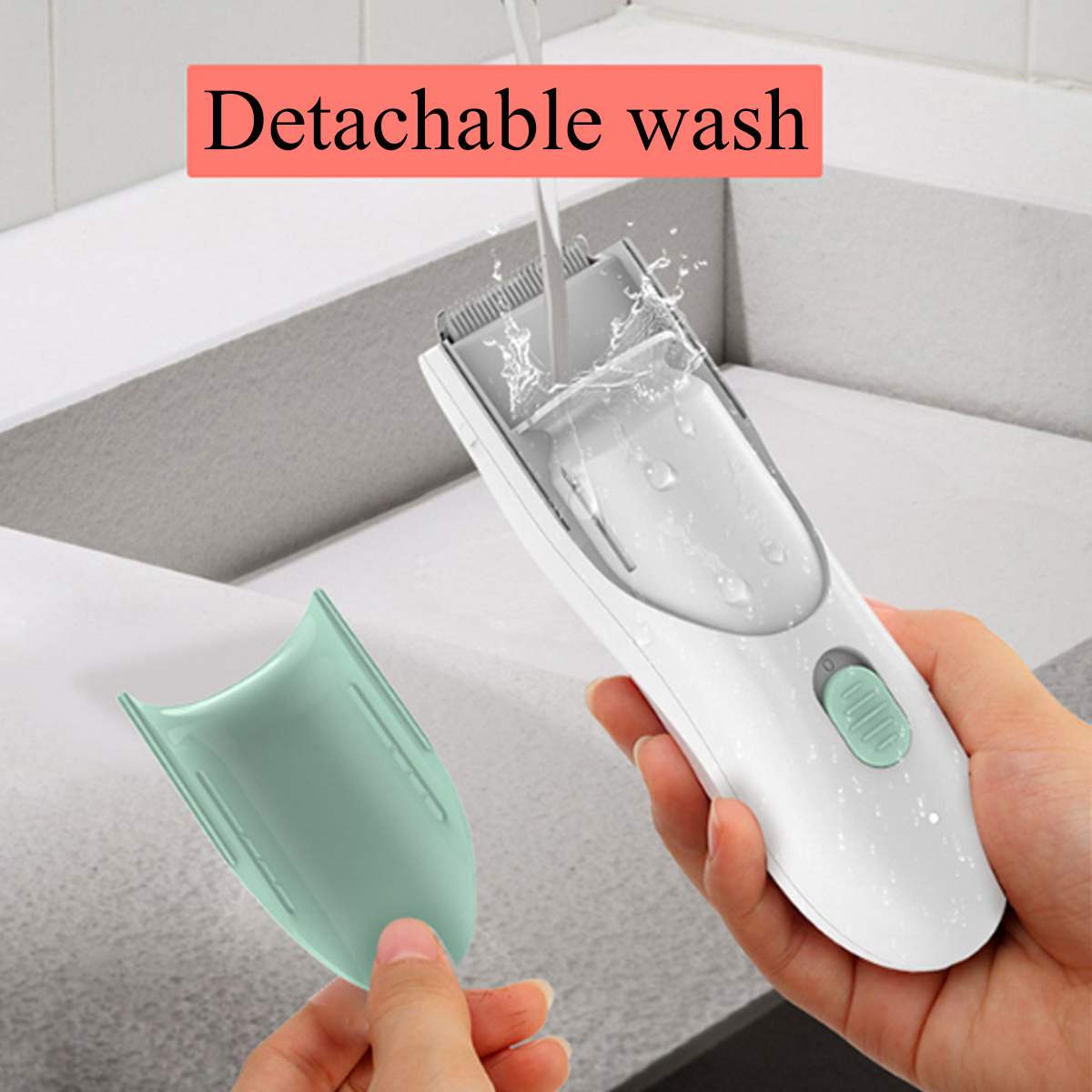 Baby Waterproof Hair Clipper Child Hair Clippers Electric Quiet Trimmer Child Silent Cutting Machine Suction Hair Shaver