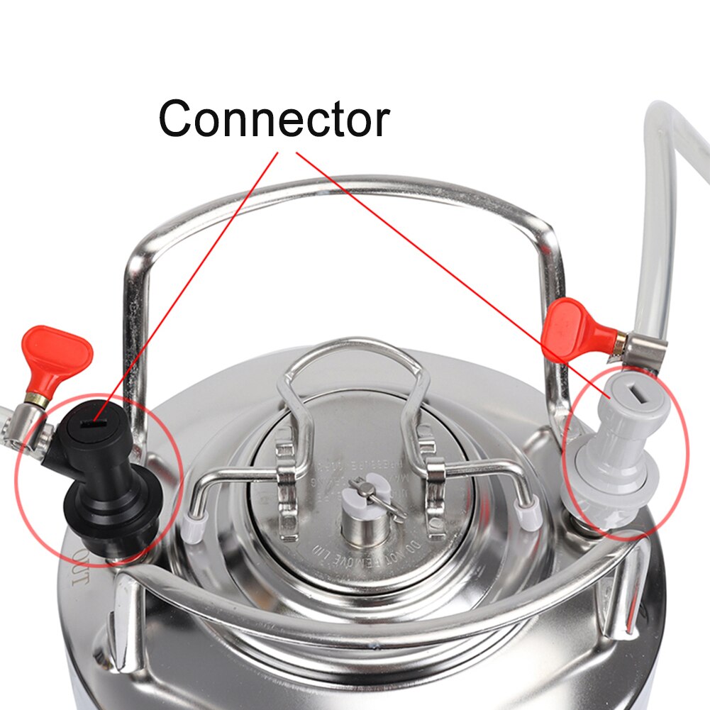 Homebrew Beer Keg Connector Dispenser Ball Lock Keg Disconnect Liquid / Gas Connectors for Ball Lock Keg