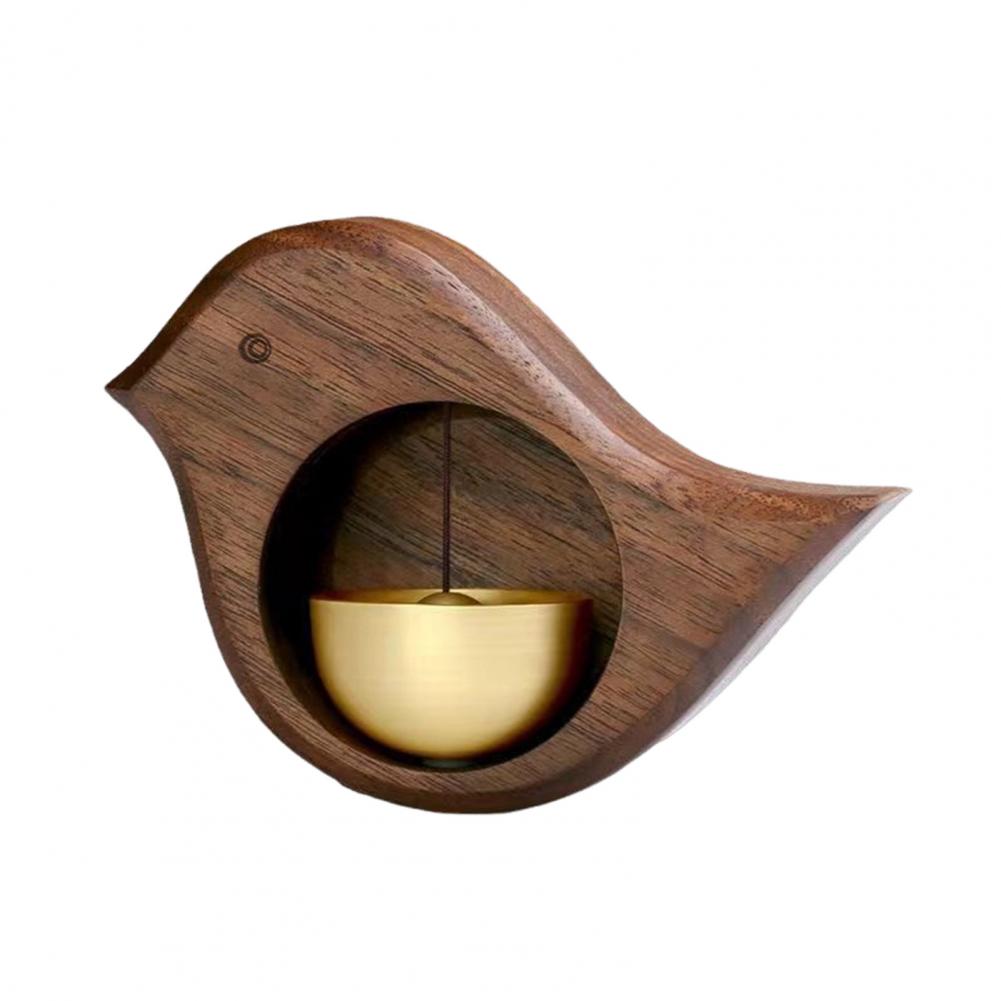 Holz Durcheinander Ladenbesitzer Glocke Lauter Tonne Haustür Hängende Glocke Windspiel Magnetische Türöffnung Türklingel Heimdekoration: L / Weiß