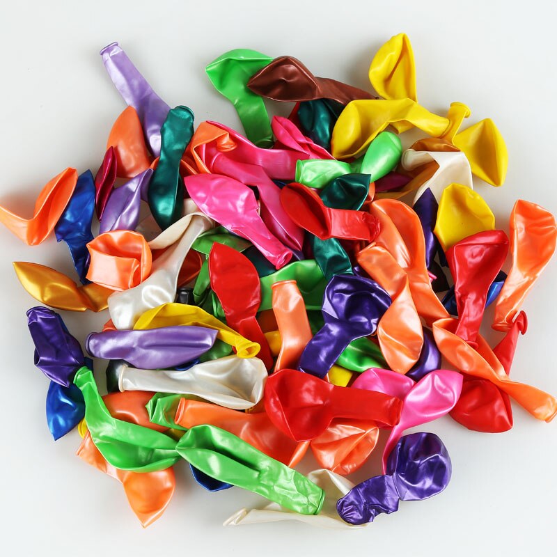 25 stks/partij Party Bruiloft Decoratie Multicolor roze witte Ballon Verdikking Peer Impulsen Gelukkige Verjaardag Feestartikelen Ballonnen