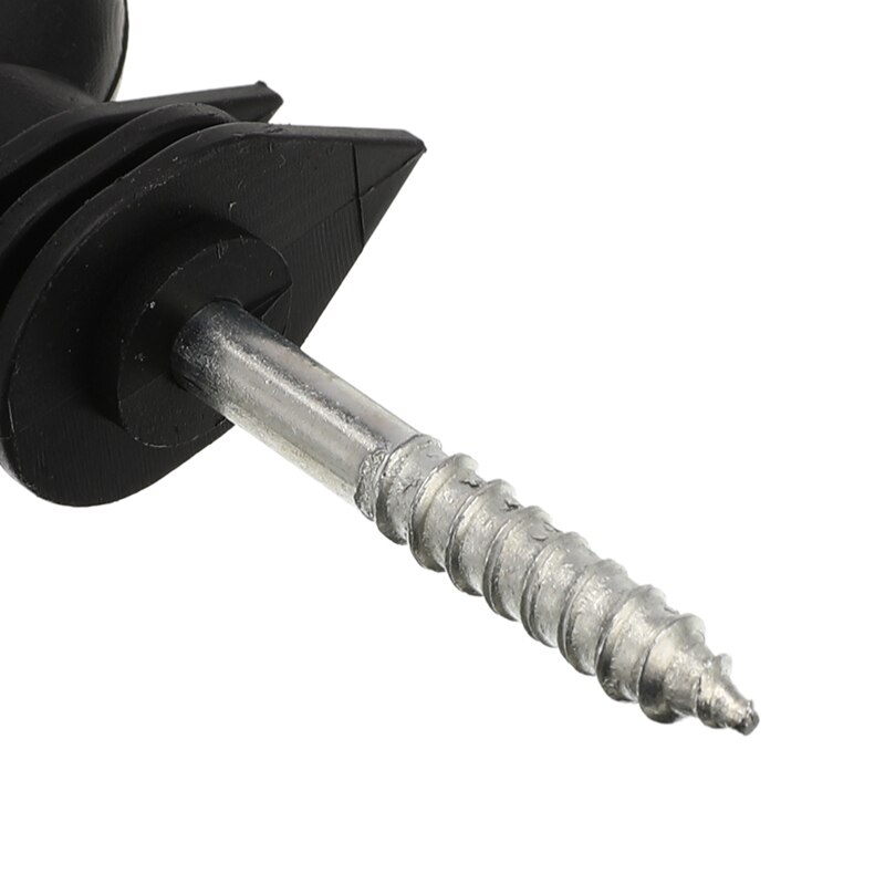 50Pcs Elektrische Hek Offset Ring Isolator Voor Hout Post Hekwerk Schroef In Berichten Draad Veilig Landbouw Tuin Accessoires