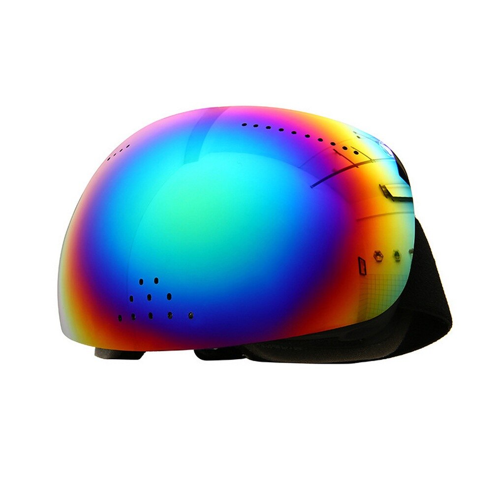 Ski Goggles Double Layers Anti-fog Large Spherical Full Face Block Nasal Snow Goggles Cocker Myopia Glasses OutdoorAccessories: green