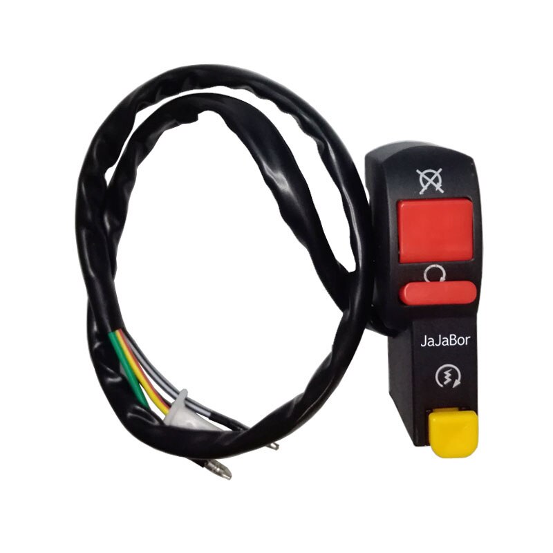 7/8 22mm Universele Motorfiets Stuur Claxon Stop Schakelaar, Hoorn Knop voor Fiets ATV Crossmotor