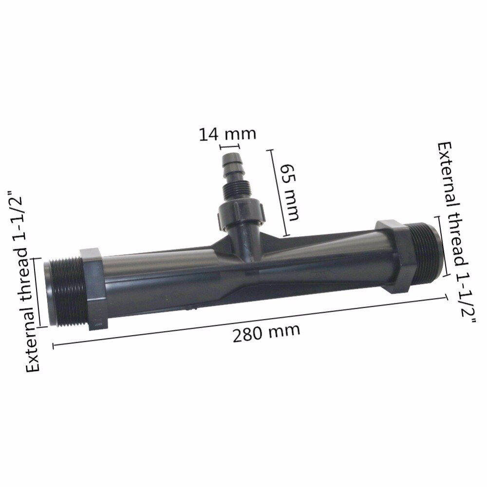 1-1/2 inch Irrigatie Venturi Meststof Mixer Injectoren waterslang connector ejetor Tuin irrigatiesysteem Bemesting