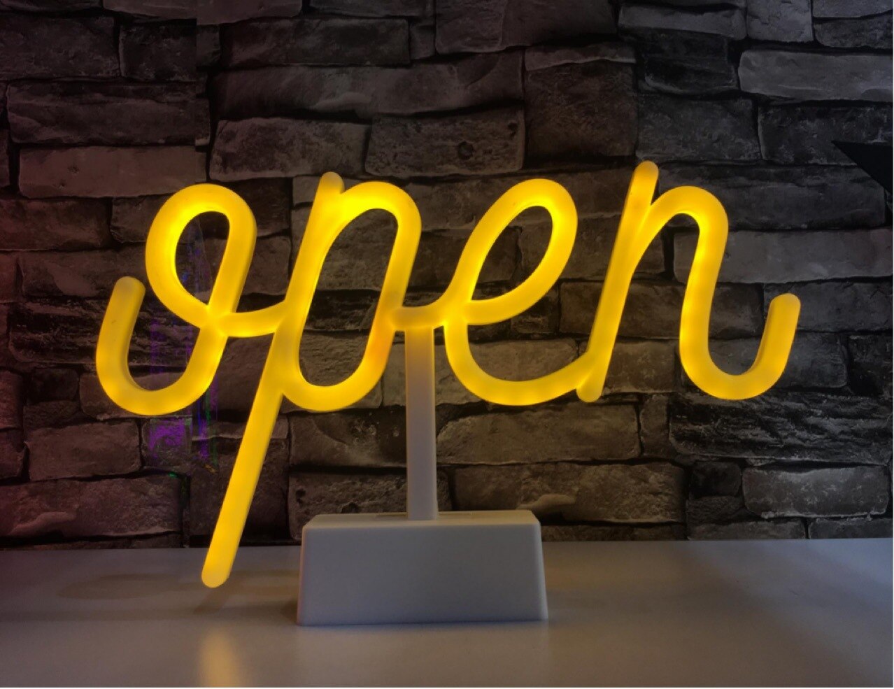 ledet bokstav neonlys skilt festdekorasjon neon bordlampe soverom bar hjemmeinnredning belysning jul natt lampe: B