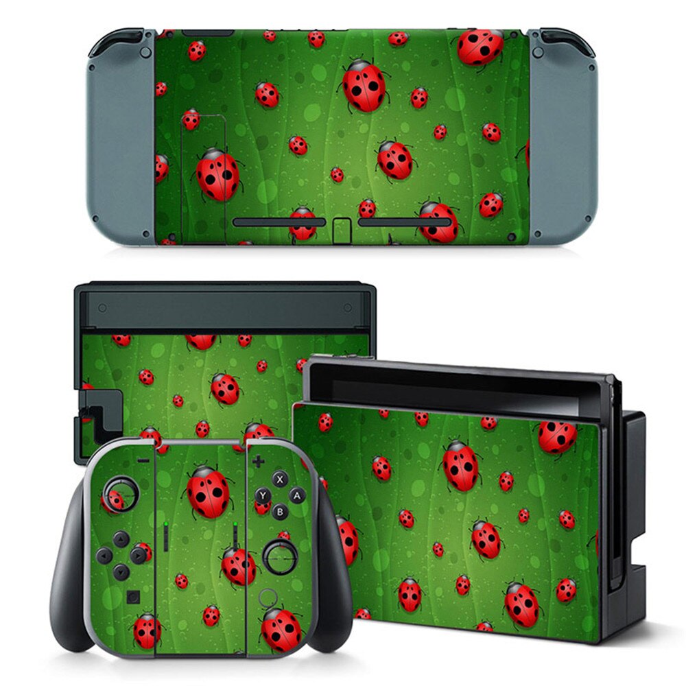 PVC Skins für Nintend Schalter Vinyl Haut Aufkleber Aufkleber Wrap für Nintendo Schalter Konsole Freude-Con Dock Haut: TN-switch-0131