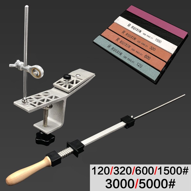Fixed Angle Knife Sharpener Aluminum Alloy Knife Sharpener System 360 Degree Flip Sharpening Tool Grinding Tools: GT-Type4