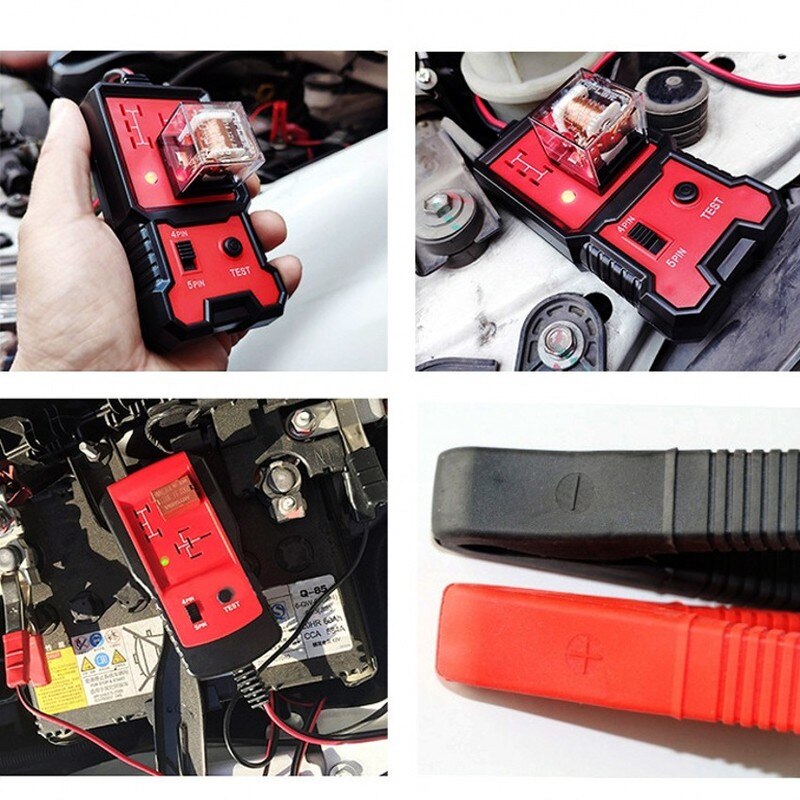 12v auton reletesteri akkutarkistus diagnostiikkatyökalut elektroniset autojen reletesteri autotarvikkeet