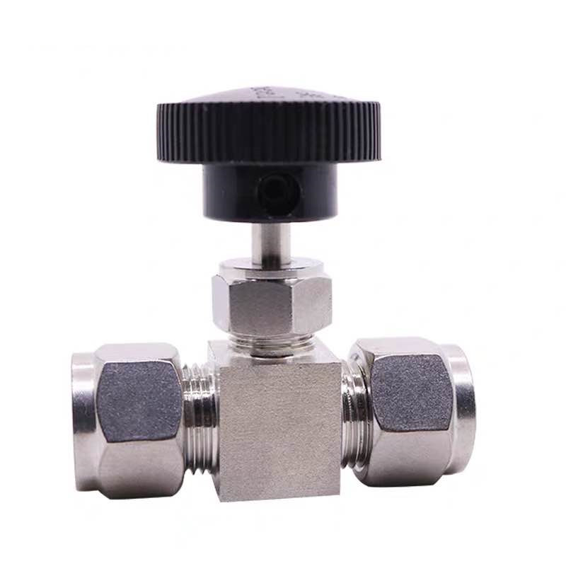 Adjustable needle valve OD 3 4 6 8 10 12 14mm 1/8" 1/4" 3/8" 1/2" Compression Double Ferrule Tube stainless steel 304