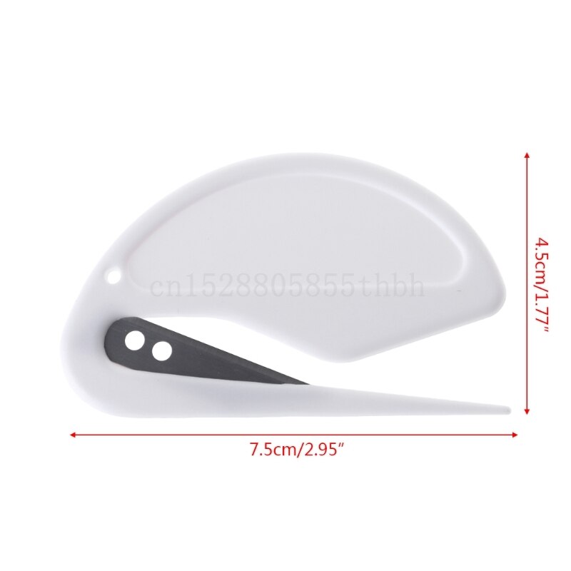 Sharp Mail Envelope Plastic Letter Opener Office Equipment Safety Papers Guarded Random Color