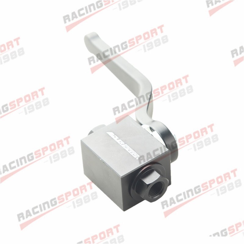 Brake Line Lock Shut Off Valve 1/8" NPT Billet Aluminium Valve BLACK