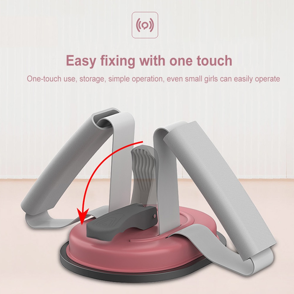 Sit-Up Exercise Bar Home Fitness Abdominal Machine Crunches Aid Waist Fat Reduction Household Belly Roll Equipment