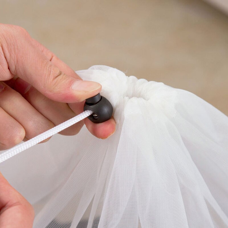 3 stk / sæt løbebånd vaskemaskine vaskeposer fin mesh bh nylon vaskeposer undertøj dække