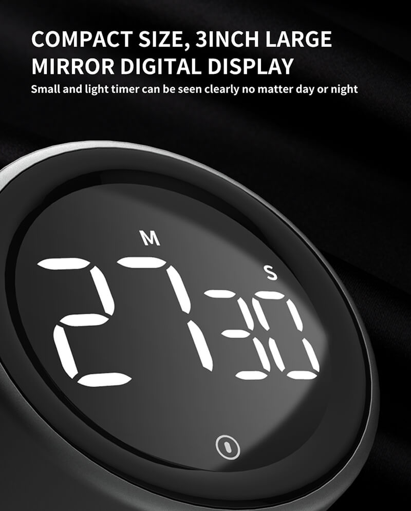 Xiaomi Youpin Digitale Kookwekker Magnetische Countdown Timer Met 3 Volume Niveaus 2 Antislip Pads Ei Met Grote led Scherm