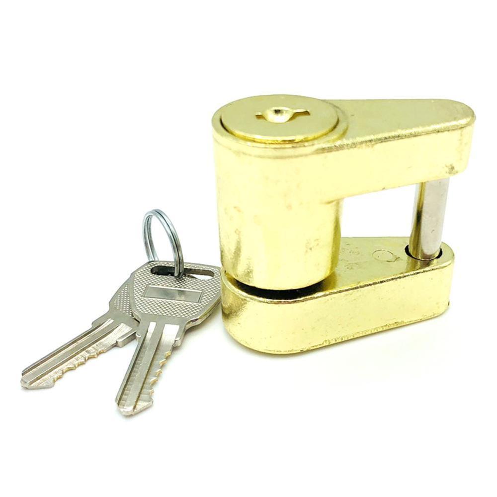 Trailer Coupler Padlock Brass Trailer Locks For Hitch Security Protection Theft Protector F3W3