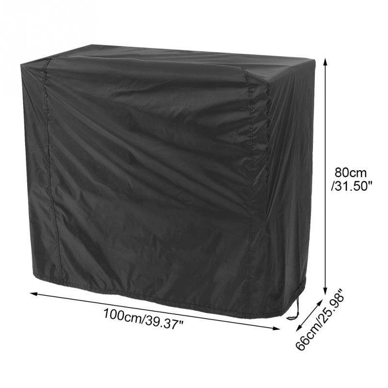 Vattentätt grillskydd dammtät polyesterfiberduk stort grillskydd gasolgrillskydd för altanskydd: 80 x 66 x 100cm