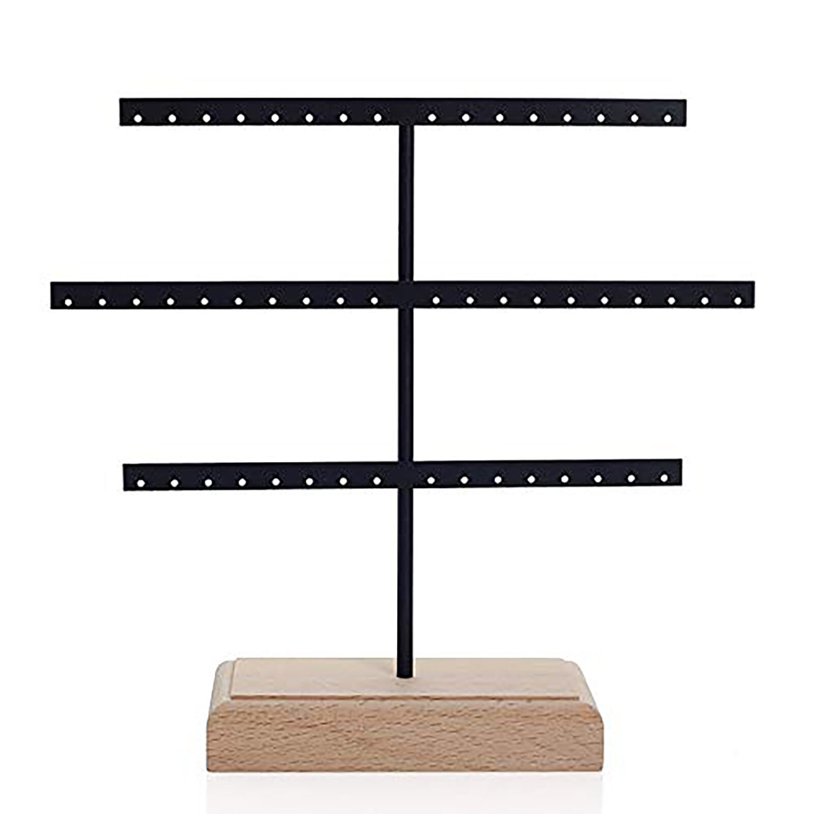 Triple-Tiered Oorbellen Display Sieraden Display Stud Oorbellen Sieraden Rek Sundriesopslag Benodigdheden Thuis Stand