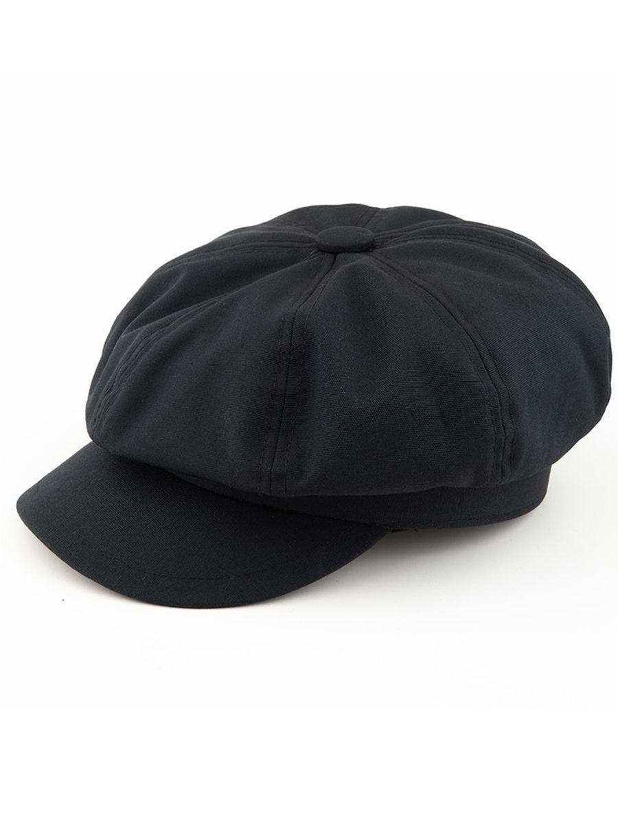 54cm 56cm 57.5cm 59cm 61-62cm barn canvas tidningspojke keps dam målare hatt ull filt basker män stor storlek åttkantig hatt