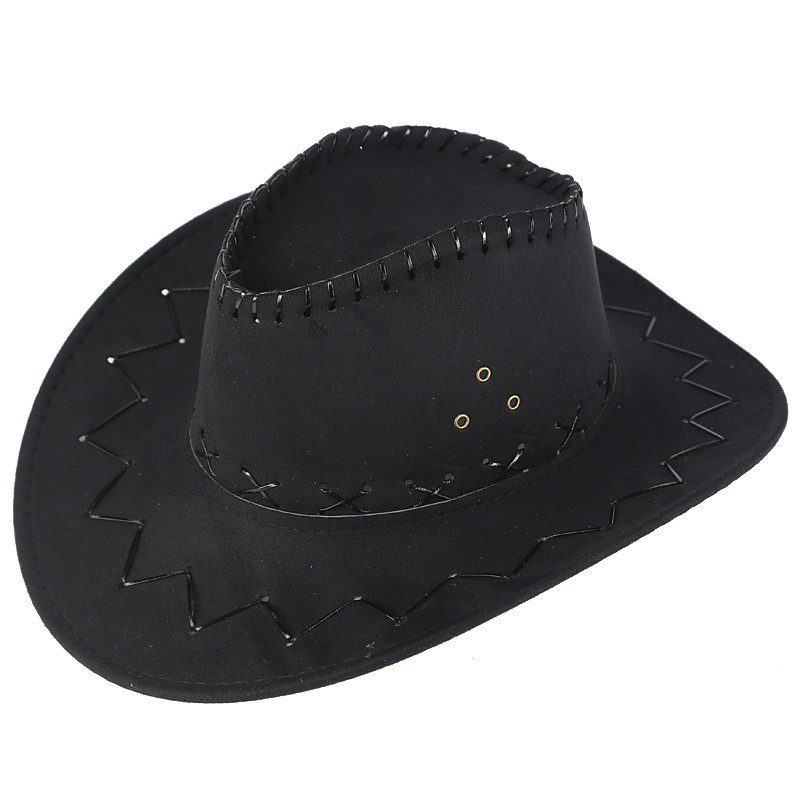 Unisex vuxen cowboyhatt mongolisk hatt gräsmark solskyddsmössa hattar för man och kvinnor sommarhatt solhatt: B