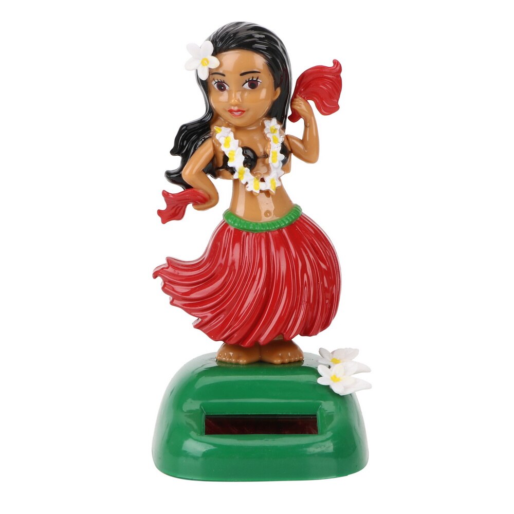 Hoofd Schudden Speelgoed Decompressie Solar Interieur Accessoires Auto Decoratie Hula Auto Interieur Hawaii Meisje Auto Ornamenten