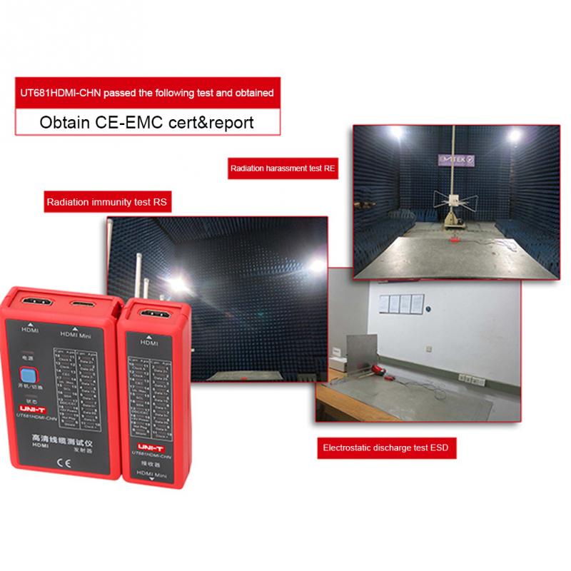 Ut681l hdmi kabel tester sporer lan auto nettverk ledet tester ethernet telefon bnc hdmi reparasjonsverktøy
