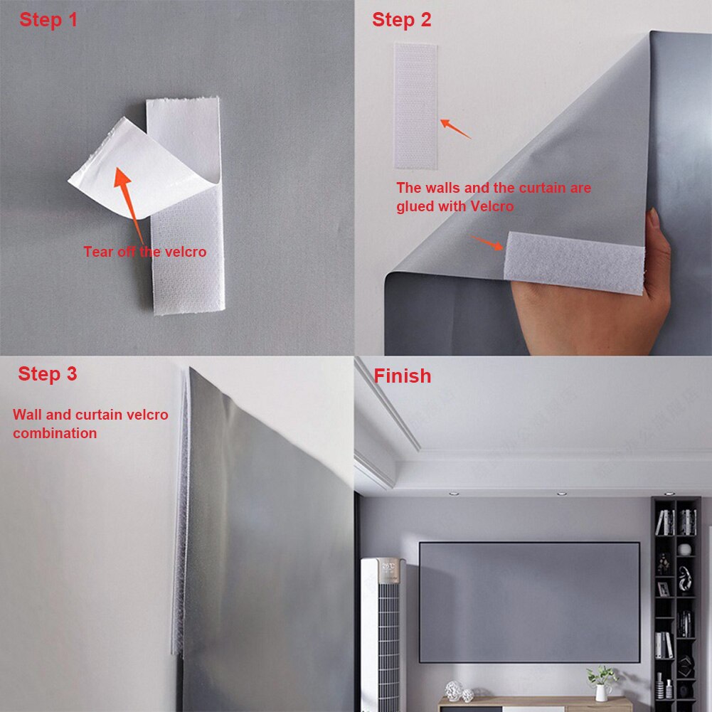 Folding Metal Anti-Light HD Projection Curtain, Size: 60 inches 4:3 120x90cm