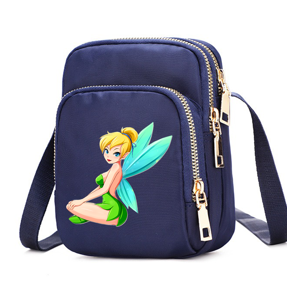 Tinker Bell mobiele telefoon portemonnee crossbody tas voor schoudertassen grote draagtas dames onderarmhandtassen vrouwelijk meisje