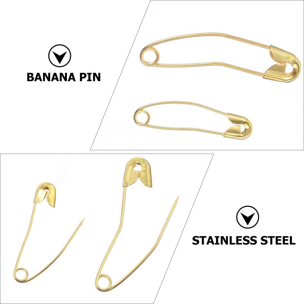 Practical Curved Safety Pin Clothes Safety Pin for Scarf Fabric Crafts