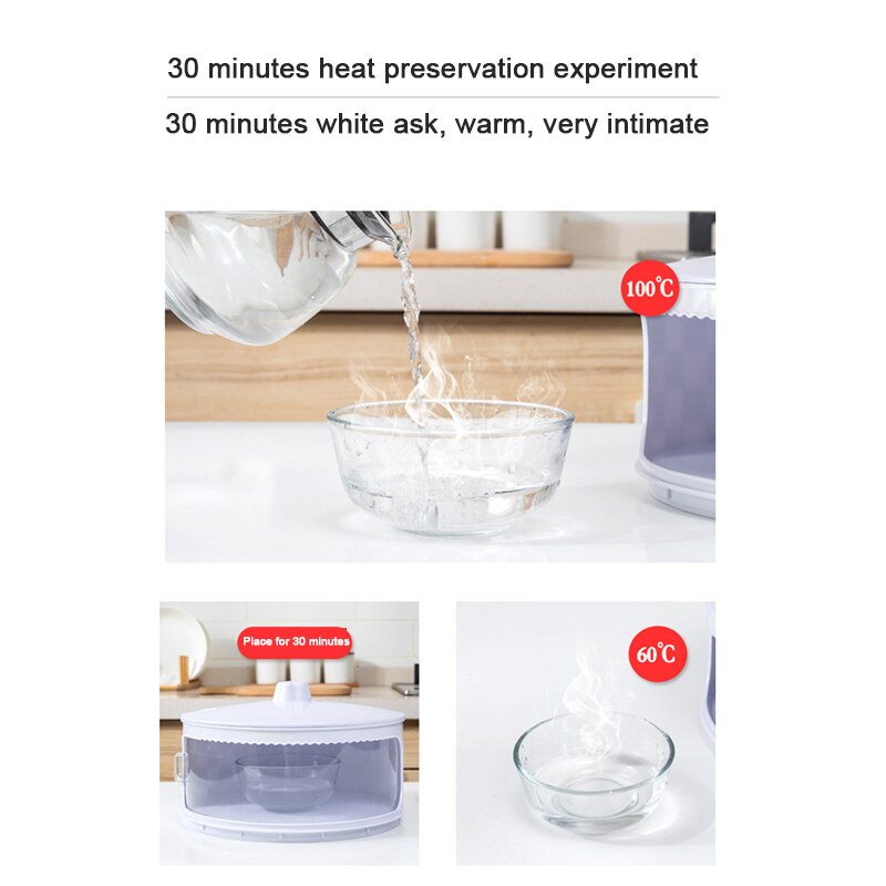 Multi-layer Huishoudelijke Eettafel Restjes Opslag Stof Proof Deksel Voedsel Deksel Stapelbaar Voedsel Isolatie Cover