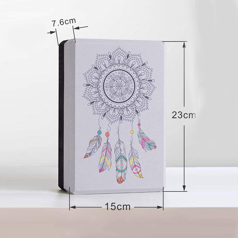 Dreamcatcher eva gym yoga tegelblock stretching hjälpmedel pilates fitnessverktyg yoga bolster kudde kudde stretching kroppsformning