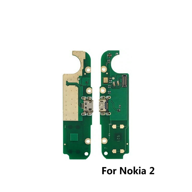 USB Lade-Port Dock Jack Connector Aufladen Bord Flex Mit Mikrofon Für Nokia 3 3,1 2 2,1 5 5,1 6 7 Plus 7 Plus 8 X5 X6 X7: For Nokia 2