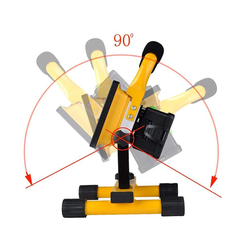30W Waterproof Flood Light Outdoor 24 Led Reflector Portable 220v Rechargeable Spotlight Floodlight Work Light Construction Lamp