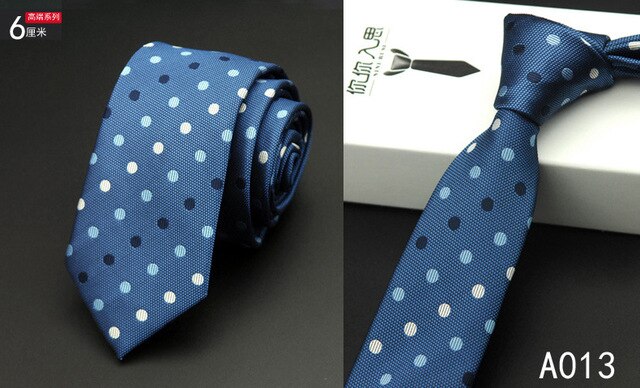 Mens Silk Tie Navy Blue Yellow Striped Slim Necktie 6cm Business Wedding Gravatas Luxury Handmade Gold Tie: 1