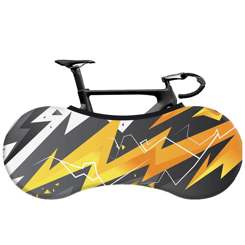 Hssee mtb landevejscykeldæksel højt elastisk stof indendørs støvbetræk til 26 " -28 " cykel ægte dækbeskyttelsesdæksel: 8