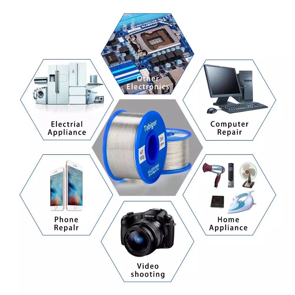 250g 0.5mm Tin Solder Wire Low-temperature Low-melting-point 60/40 Rosin Core Welding Flux Electric Soldering Iron Solder