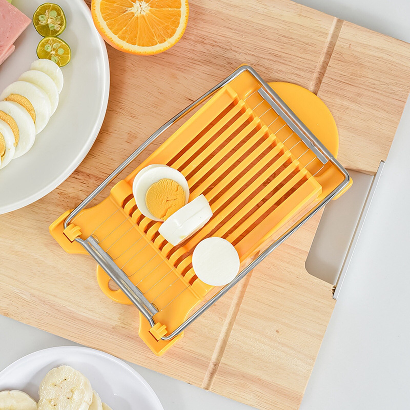 Lunch Meat Slicer 304 Reinforced Stainless Steel Boiled Egg Fruit Soft Cheese